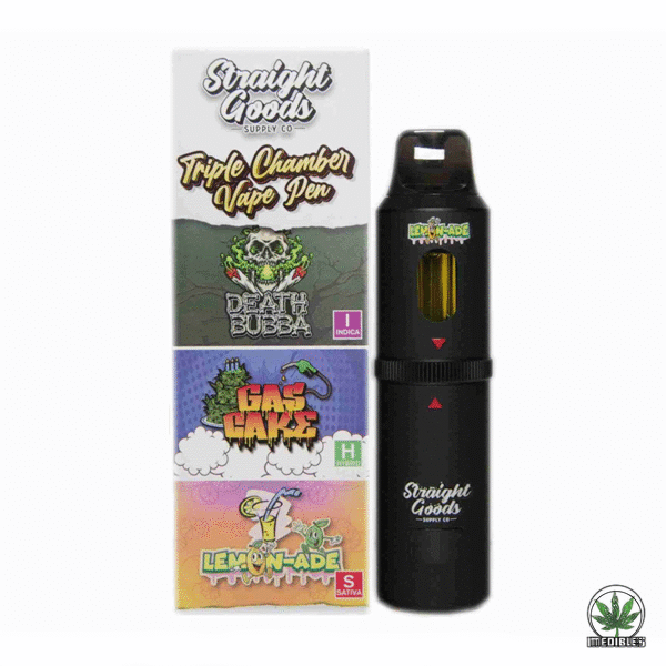 STRAIGHT GOODS Triple Chamber 9G Disposable THC Vape