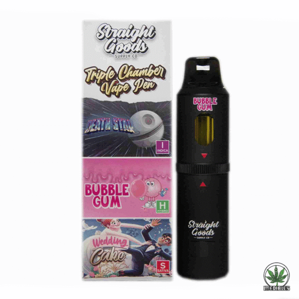 STRAIGHT GOODS Triple Chamber 9G Disposable THC Vape