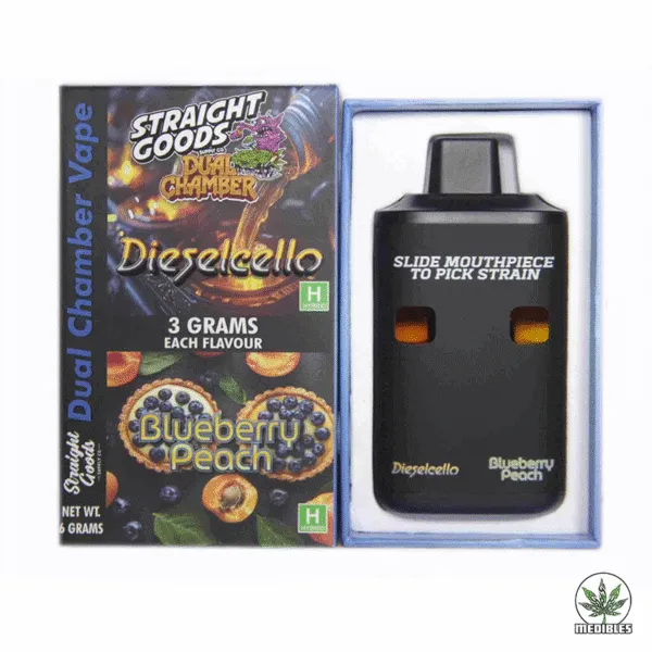 STRAIGHT GOODS Dual Chamber 6G Disposable THC Vape