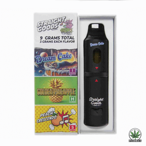 STRAIGHT GOODS Triple Chamber 9G Disposable THC Vape