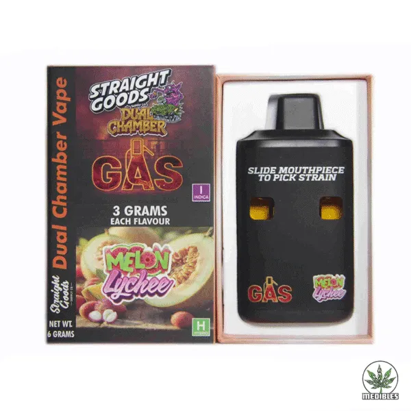 STRAIGHT GOODS Dual Chamber 6G Disposable THC Vape