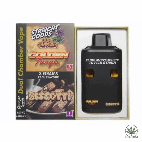 STRAIGHT GOODS Dual Chamber 6G Disposable THC Vape