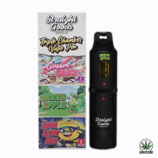 STRAIGHT GOODS Triple Chamber 9G Disposable THC Vape