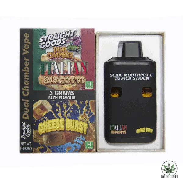 STRAIGHT GOODS Dual Chamber 6G Disposable THC Vape
