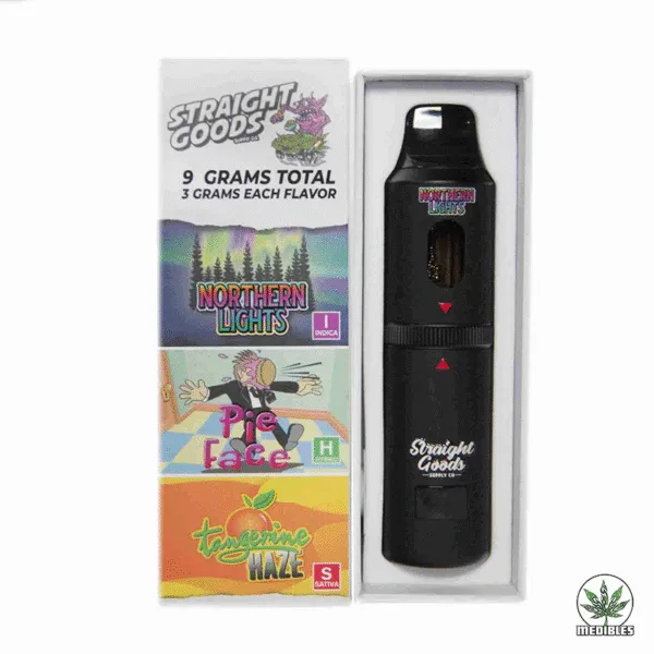 STRAIGHT GOODS Triple Chamber 9G Disposable THC Vape