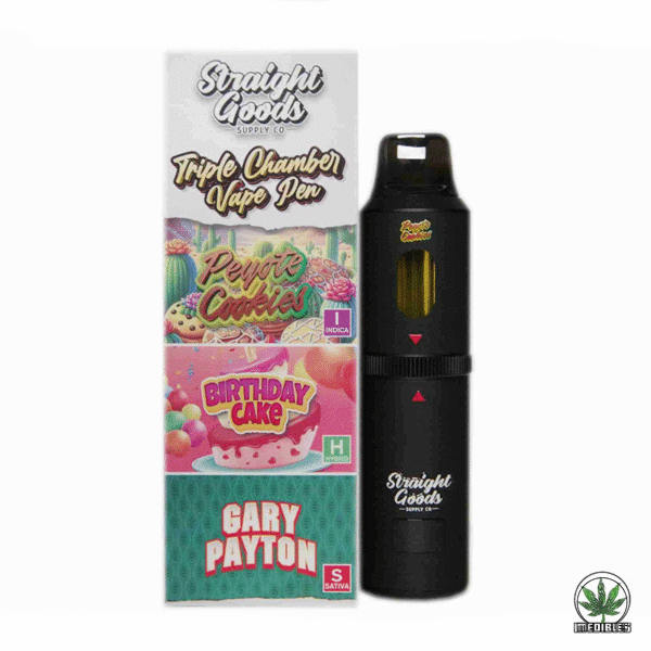 STRAIGHT GOODS Triple Chamber 9G Disposable THC Vape