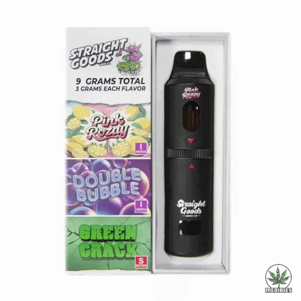 STRAIGHT GOODS Triple Chamber 9G Disposable THC Vape