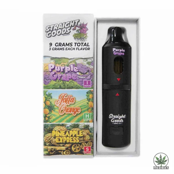 STRAIGHT GOODS Triple Chamber 9G Disposable THC Vape