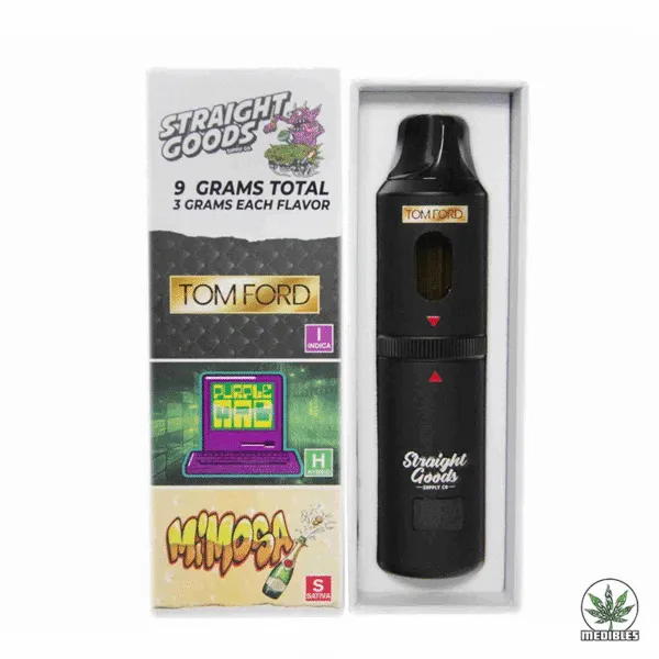 STRAIGHT GOODS Triple Chamber 9G Disposable THC Vape