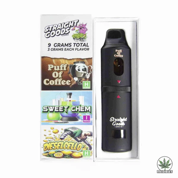STRAIGHT GOODS Triple Chamber 9G Disposable THC Vape