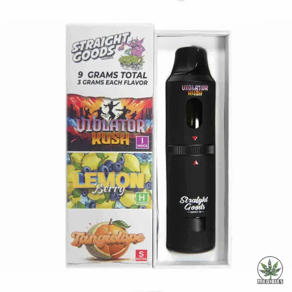 STRAIGHT GOODS Triple Chamber 9G Disposable THC Vape