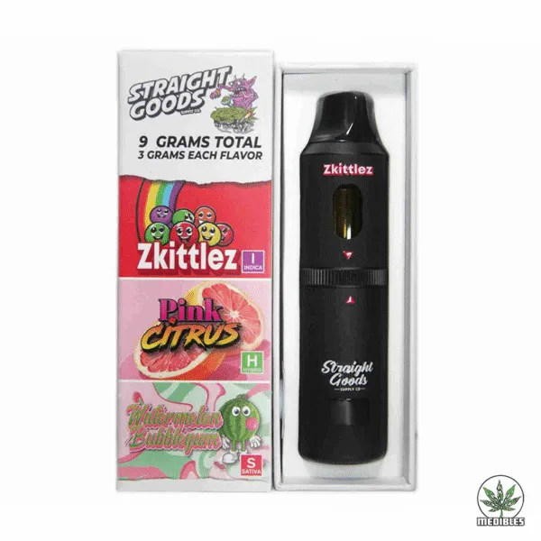 STRAIGHT GOODS Triple Chamber 9G Disposable THC Vape