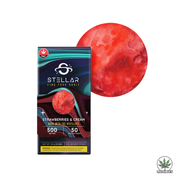STELLAR THC Strawberries & Cream Bar 500mg