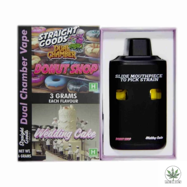 Straight Goods 6G Dual Chamber Vape Donut Shop + Wedding Cake