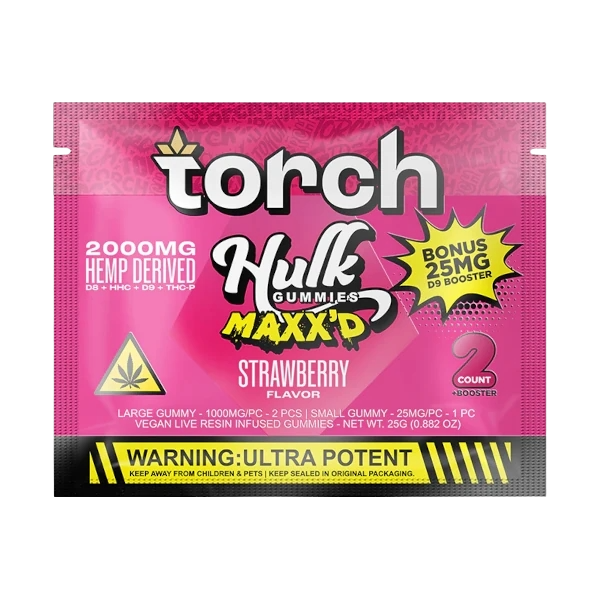 Torch Hulk Gummies Strawberry