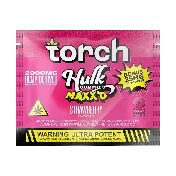 Torch Hulk Gummies Strawberry