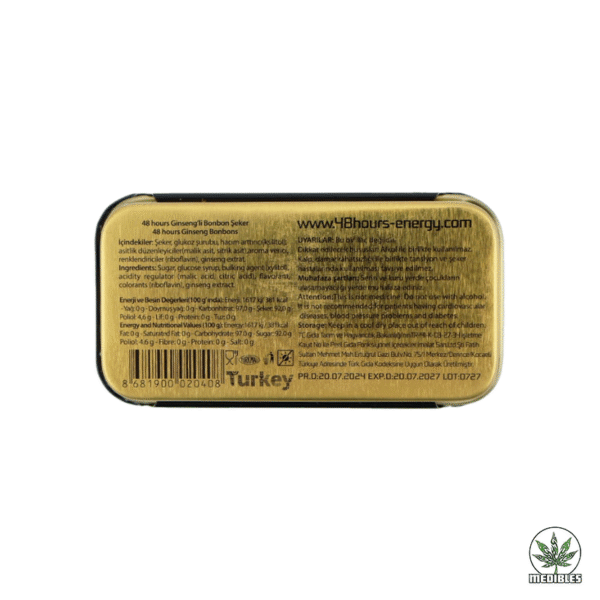 48 Hour Gold Ginseng Bonbon Seker