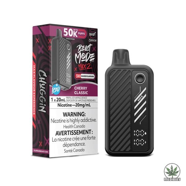 Flavour Beast Max 2 50k Nicotine Vape Cherry Classic Box