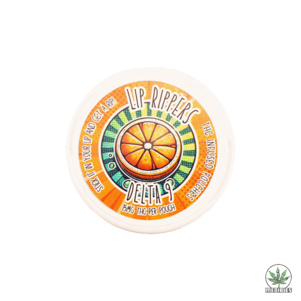 Lip Rippers Delta-9 THC Pouches Citrus