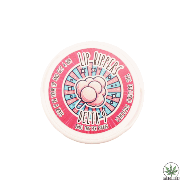 Lip Rippers Delta-9 THC Pouches Cotton Candy