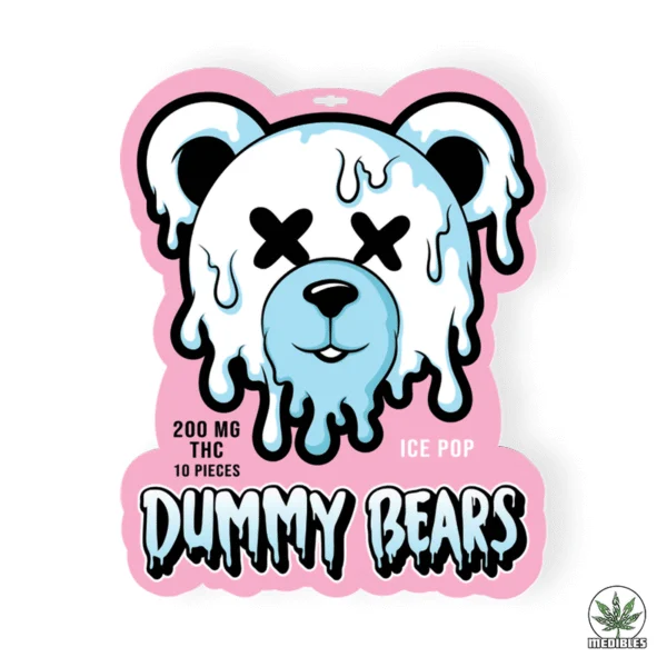 Dummy Bears THC Gummies Ice Pop 200mg