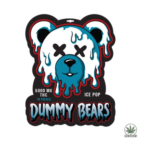 Dummy Bears THC Gummies Ice Pop 5000mg