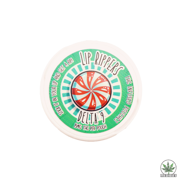 Lip Rippers Delta-9 THC Pouches Peppermint