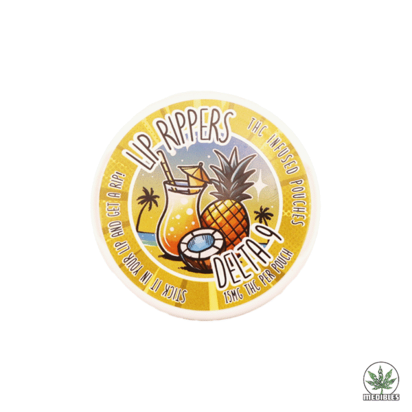 Lip Rippers Delta-9 THC Pouches Pina Colada