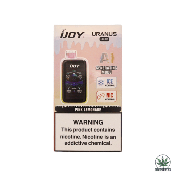 IJOY Uranus Mate 40K Puffs AI Smart Nicotine Vape Pink Lemonade