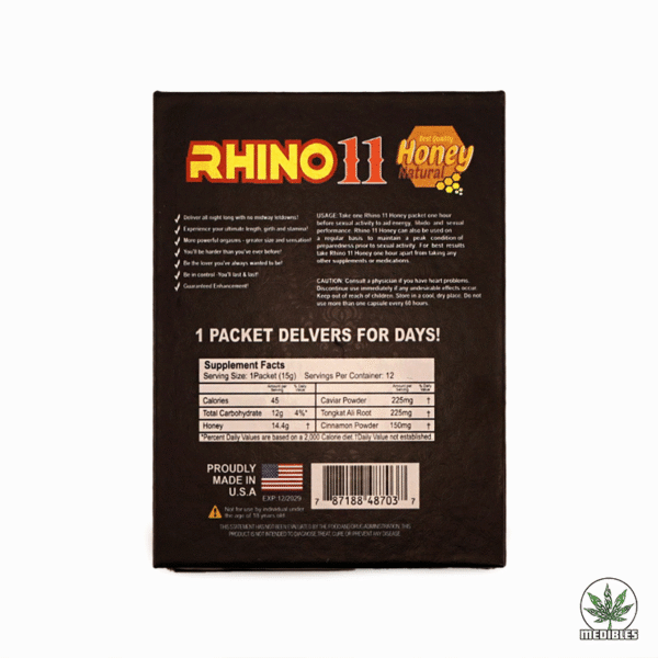 Rhino 11 Sexual Enhancement Honey