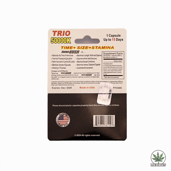 Rhino Rush Sexual Enhancement Pills