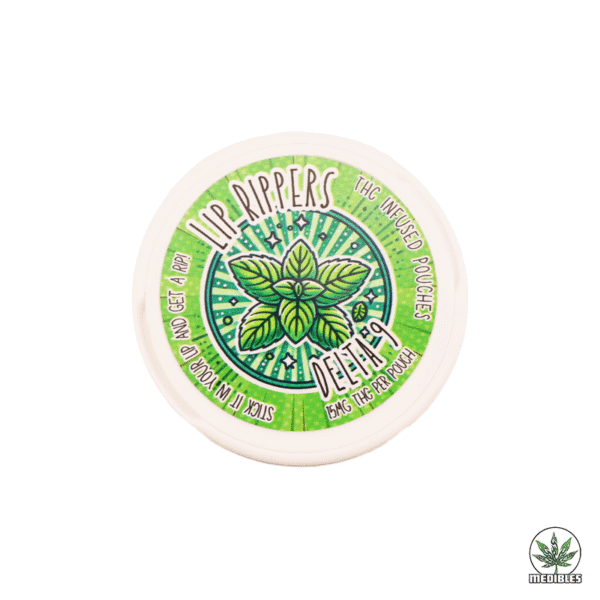 Lip Rippers Delta-9 THC Pouches Spearmint