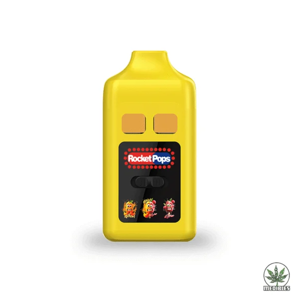 Rocket Pop Fusion 3-in-1 4g THC Vape Apricot Lychee Vape