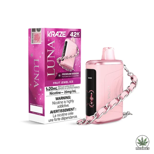 Kraze Luna 42k Disposable Vape Box Fruit Jewel Ice