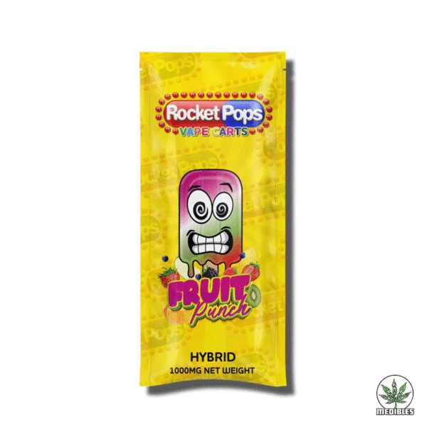 Rocket Pop 1g Vape Cart Fruit Punch