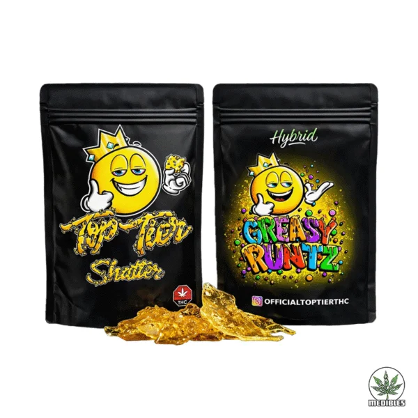 Top Tier Shatter 1g Greasy Runtz